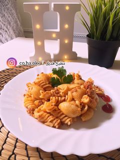 صورة لوصفة أطيب معكرونه باللحم المفروم 🍝