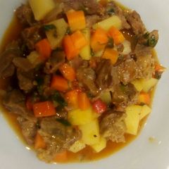 A picture of Beef stew.