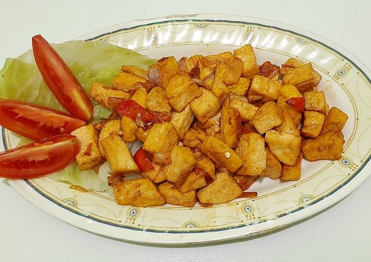 Kol Rebus plus Tumis Tahu Asam Manis