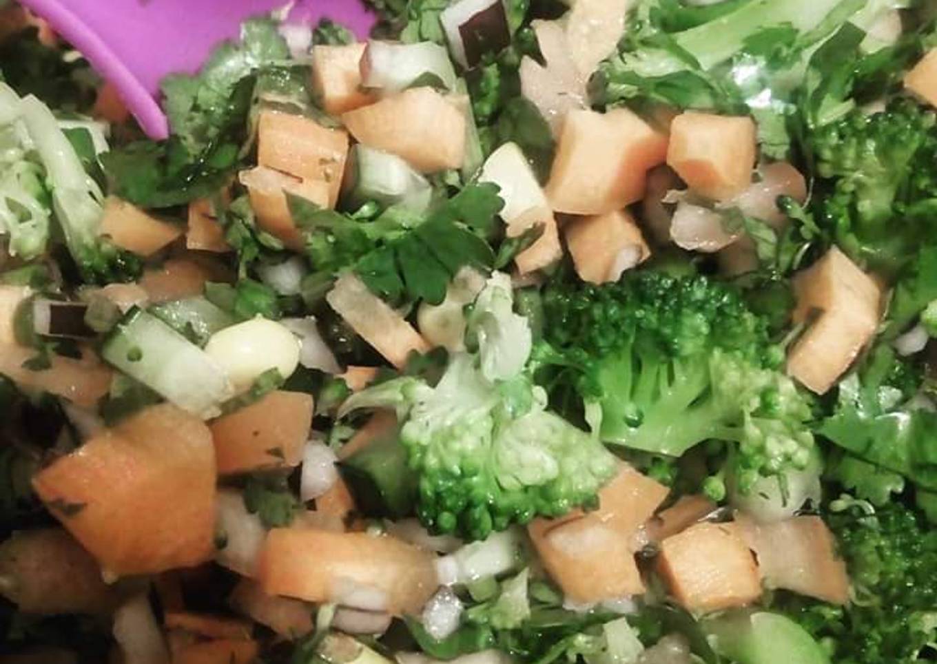 Ceviche de Brócoli y Jamón