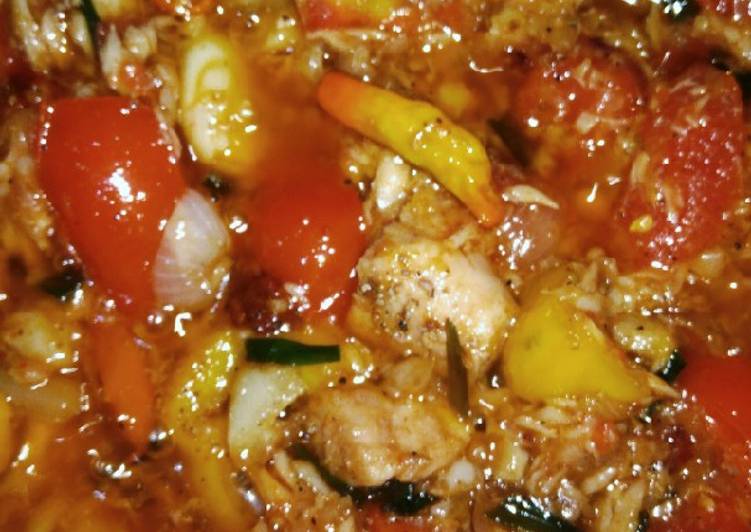 Cara Gampang Menyiapkan Tuna Paprika Pedas oregano yang Bikin Ngiler