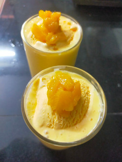 A picture of Mango Milk Shake.