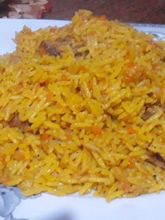 صورة لوصفة كبسه باللحمه