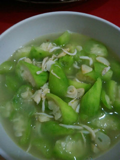 Foto resep Sup oyong teri medan