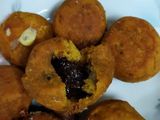 Bola ubi isi coklat / keju