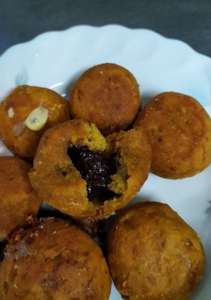 Foto resep Bola ubi isi coklat / keju