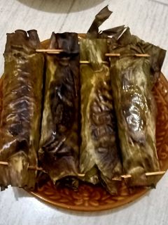 Foto resep Otak - otak ikan sarden/ mackarel saus kacang