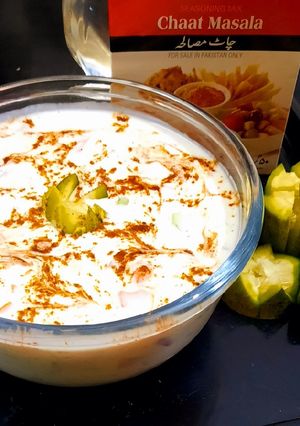 A picture of Cucumber Raita🥒🥒🥒.
