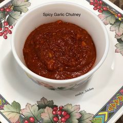 A picture of Spicy Garlic Chutney.