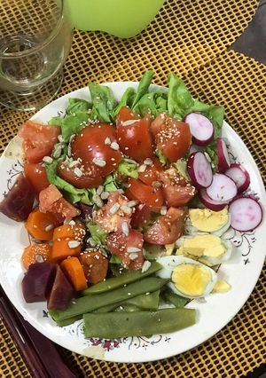 Una foto de Ensalada súper completa