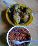 Ayam bakar dan sambal terasi
