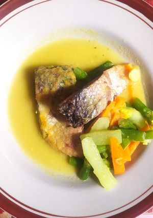 Foto resep Bandeng Presto siram acar kuning