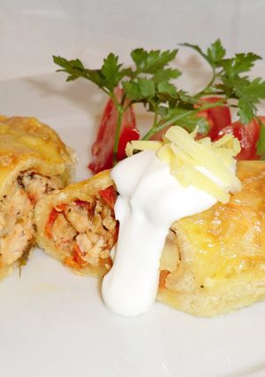 Belga csirkehúsos tekercs recept fotója