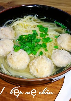 Hình của món Mì bò viên.