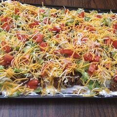 A picture of Taco pizza.