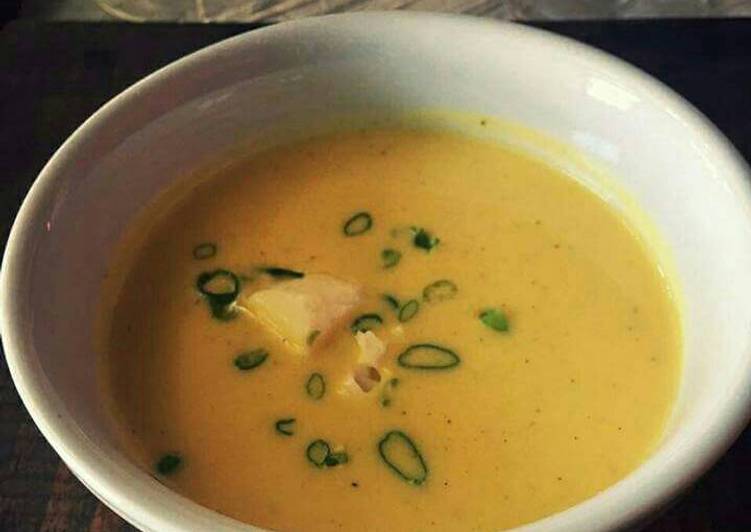 Crema de elote rostizado