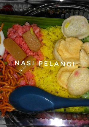 Foto resep Nasi pelangi