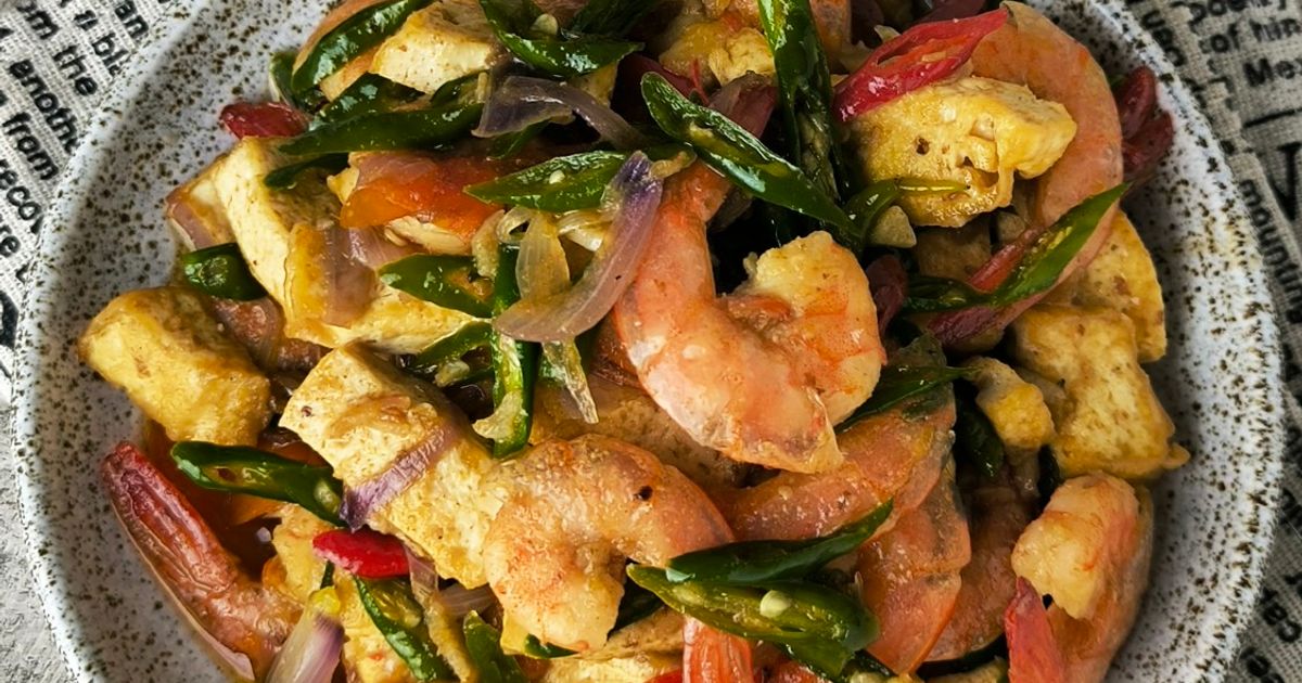 Udang Tumis Saus Tiram