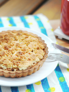 奶酥蘋果派 Apple crumble pie 的食譜成品照片