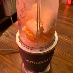 A picture of Orange banana smoothie.