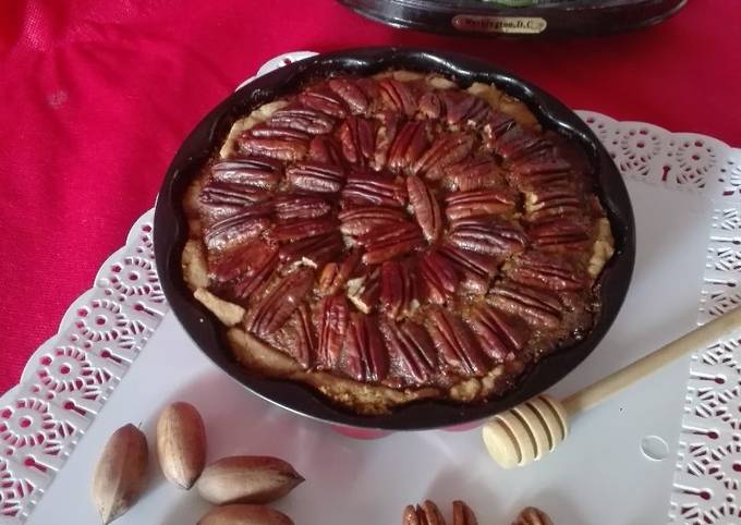 American pecannut pie Receta de normitagana (Cocina Chilena Internacional)-  Cookpad