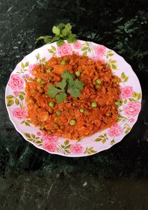 A picture of Cabbage Dry Curry.