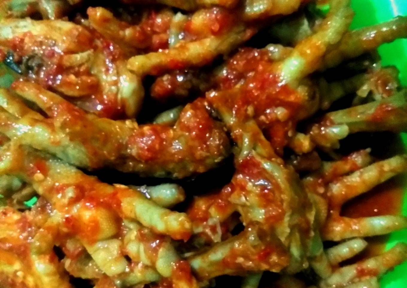 Ceker masak pedas