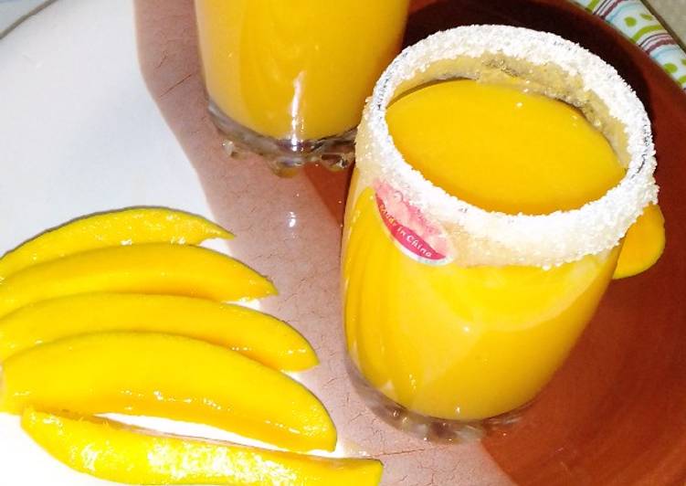 Simple Way to Prepare Perfect Mango smoothie
