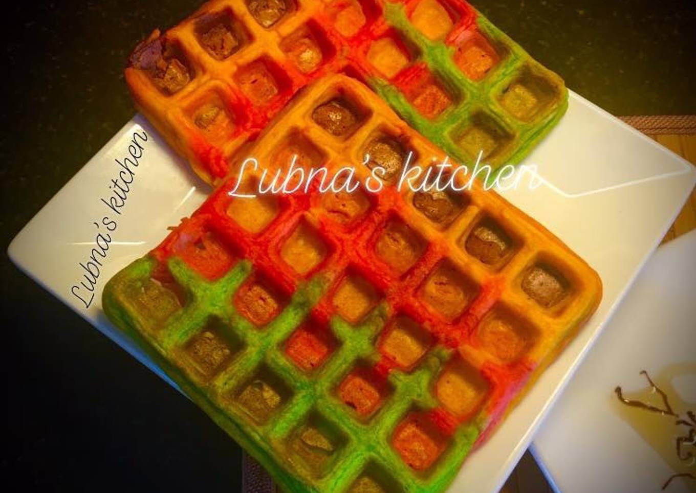 Rainbow Waffles 🌈