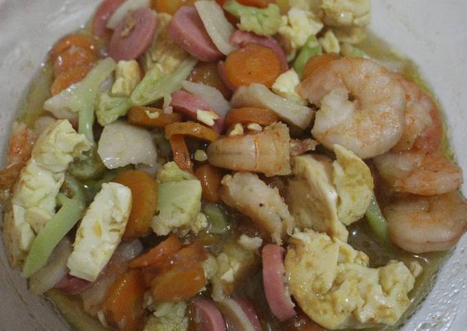 Resep Capcay Udang Anti Gagal