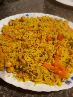 Indiai,vegyes zöldséges rizs (Namkeen Chawal) recept fotója