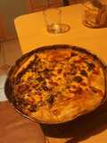 Tarta acelga y portobellos