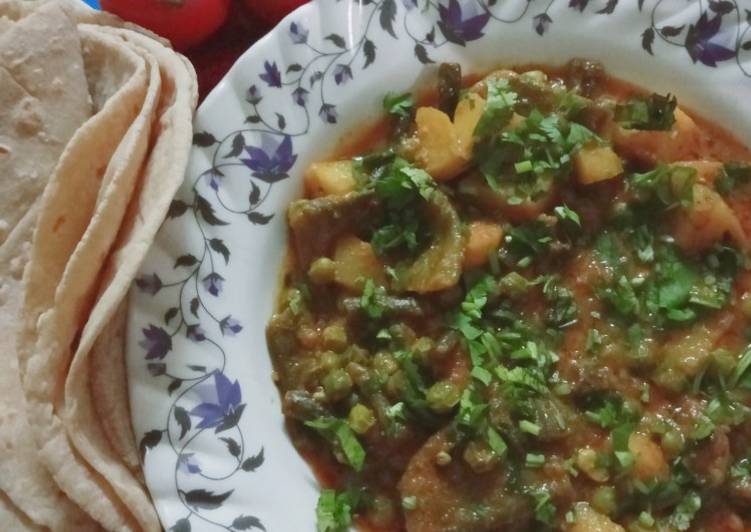 Recipe of Award-winning Flat beans and potato curry