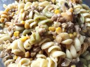 A picture of mushroom fusilli