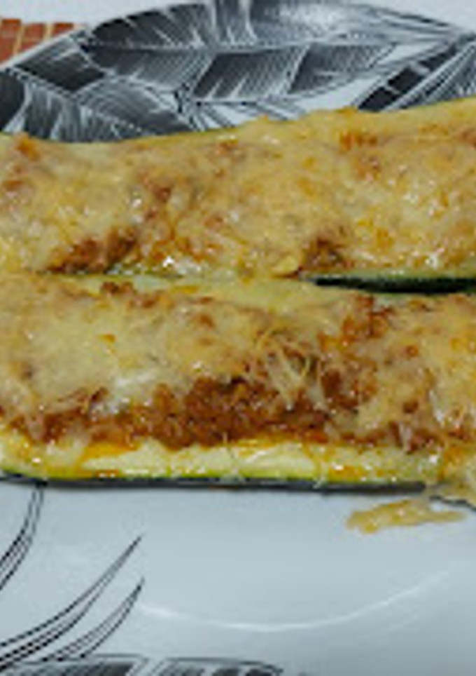 Una foto de Calabacines rellenos de carne