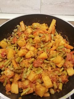 عکسی از دستور خوراک لوبیا سبز