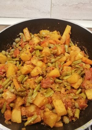 عکسی از دستور خوراک لوبیا سبز
