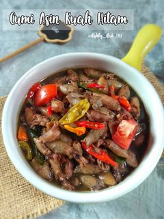 Foto resep Cumi Asin Kuah Hitam