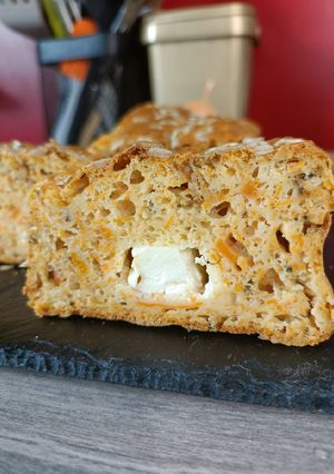 Une photo de 🌱 Cake Feta Patate douce