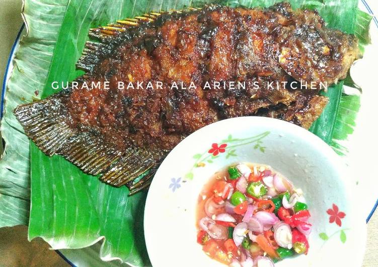 Gurame bakar ala arien's kitchen