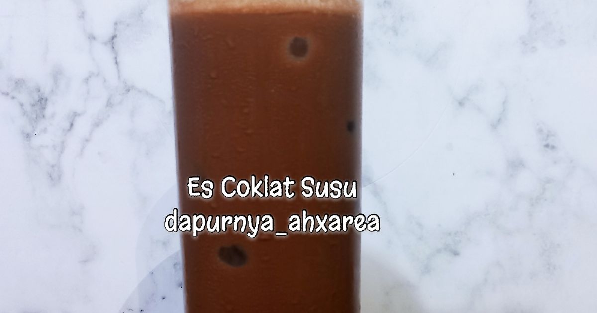 Resep Es Coklat Susu oleh trinity alexandrea - Cookpad