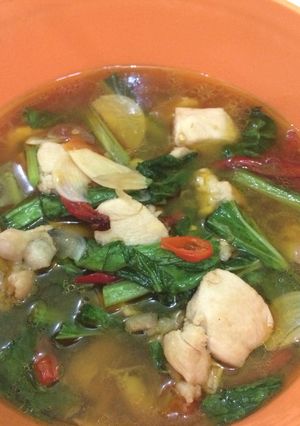 Foto resep Tumis Sawi Ayam