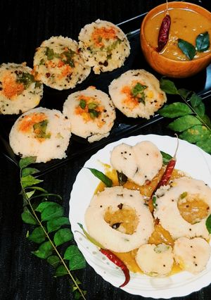 রাভা ভেজিটেবল ইডলি (Rava Vegetable Idli recipe in bengali) রেসিপির প্রধান ছবি