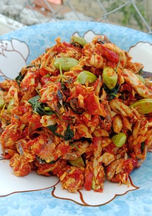 Foto resep Balado Ikan Cakalang Pete