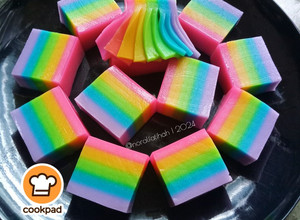 Gambar Kuih Lapis Pelangi 🌈
