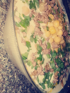 صورة لوصفة فتة الحمص ع طريقتي 😋