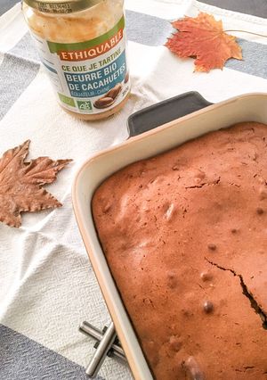 Une photo de Brownie au beurre de cacahuète
