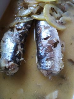 Una foto de Sardinas en salsa de cava