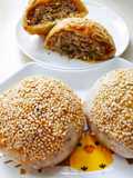 Pepper Buns (Easy Scallion Pancake Method)