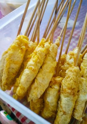 Foto resep Sate telur gulung
